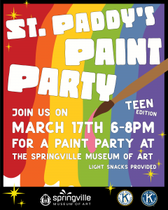 St Paddy's Paint Party