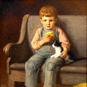 JT Harwood, Boy and Cat