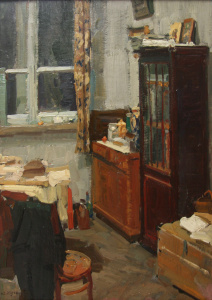 Rincón del estudio del artista  1956