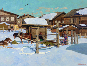 Abril en la aldea del norte de Muftuga  1967