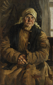 Babushka: la madre del artista  1956