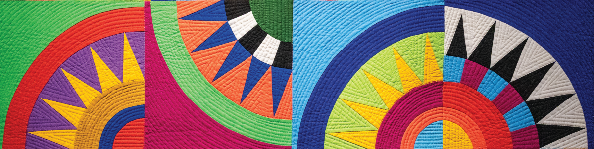 Sherlyn Gillilan, Color Bomb, Director's Award, 2025 Quilt Show. 